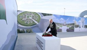 Prezident İlham Əliyev Zəfər parkında olub -   FOTO - YENİLƏNDİ — foto 6