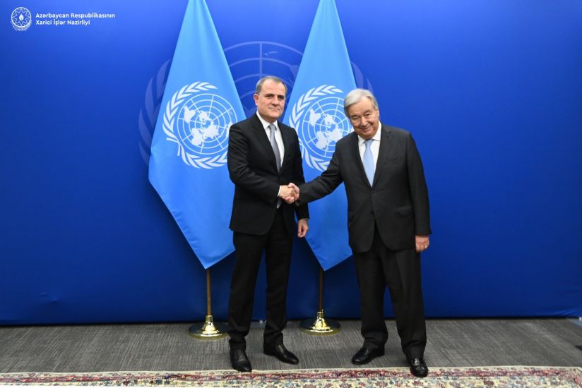 Azərbaycanın XİN rəhbəri və BMT-nin baş katibi COP29-u müzakirə ediblər