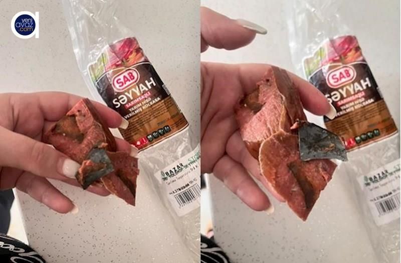 SAB-ın kolbasasından metal parçası çıxıb? -     FOTOLAR