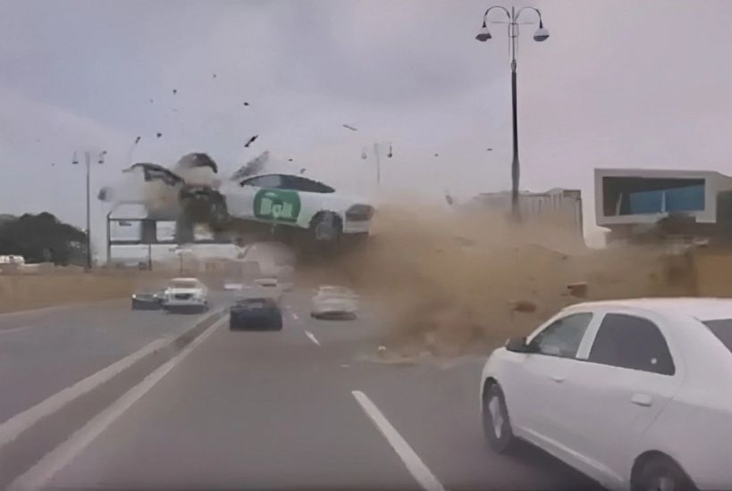 "Uçan taksi"nin vuraraq aşırdığı "Ford"un sürücüsünün vəziyyəti açıqlandı