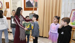 Mehriban Əliyeva və Leyla Əliyeva Bakıdakı 1 saylı körpələr evində və 1 saylı uşaq evi sosial xidmət müəssisəsində olublar — foto 15