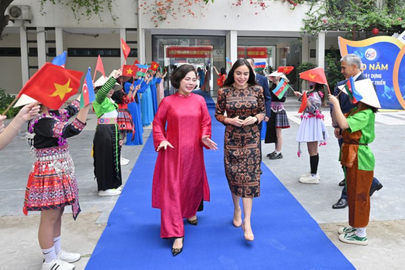 Leyla Əliyeva Vyetnama səfər edib