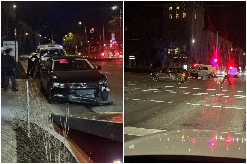 Litvada Azərbaycan səfirliyinin avtomobili qəzaya düşdü -     FOTO
