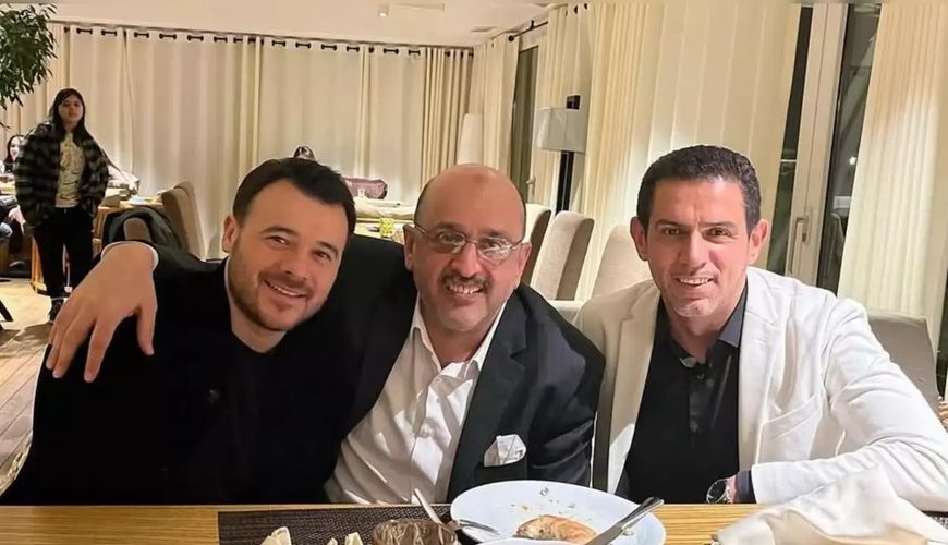 Emin Ağalarovla Eyyub Yaqubov bir arada -     FOTO