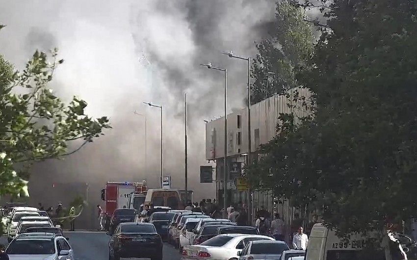 Bakıda tullantılar yığılan sahədə yanğın başlayıb, əraziyə polis cəlb olunub
