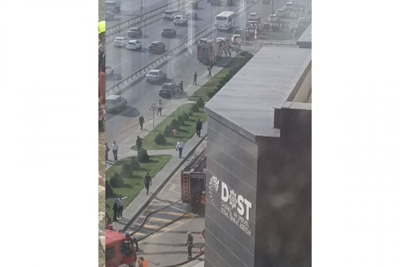 Xırdalanda DOST Mərkəzində yanğın