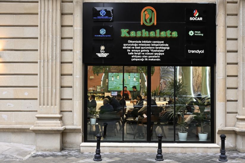 Bakıda ilk inklüziv kafe - “Kaşalata” kafeyə mediatur təşkil edilib -    FOTO