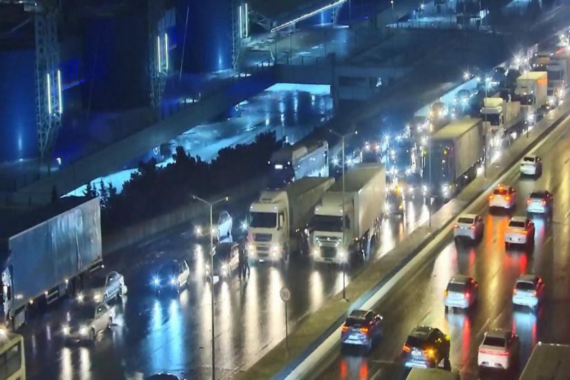 Avtovağzaldan Bakı Dairəvi avtomobil yolu-Lökbatan dairəsi istiqamətində nəqliyyatın hərəkətinə qoyuluan məhdudiyyət ləğv edildi
