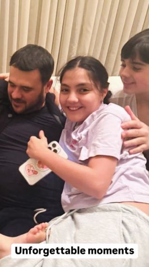 Emin övladları ilə -       FOTO