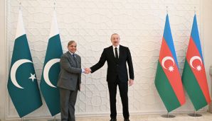 Pakistanın Baş naziri Məhəmməd Şahbaz Şərifin rəsmi qarşılanma mərasimi olub -     FOTO — foto 4