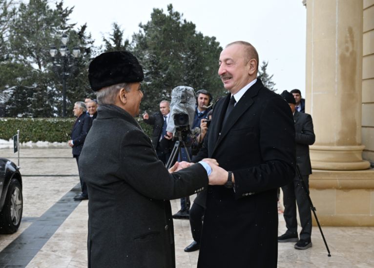 Pakistanın Baş naziri Məhəmməd Şahbaz Şərifin rəsmi qarşılanma mərasimi olub -     FOTO