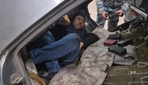 Axtarışda olan şəxs avtomobilin saxlanc yerində Türkiyəyə qaçmaq istədi -     FOTO — foto 1