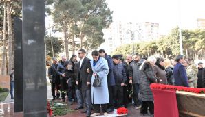 Abşeron rayonunda 20 Yanvar şəhidlərinin xatirəsi anılıb -   FOTOLAR — foto 7