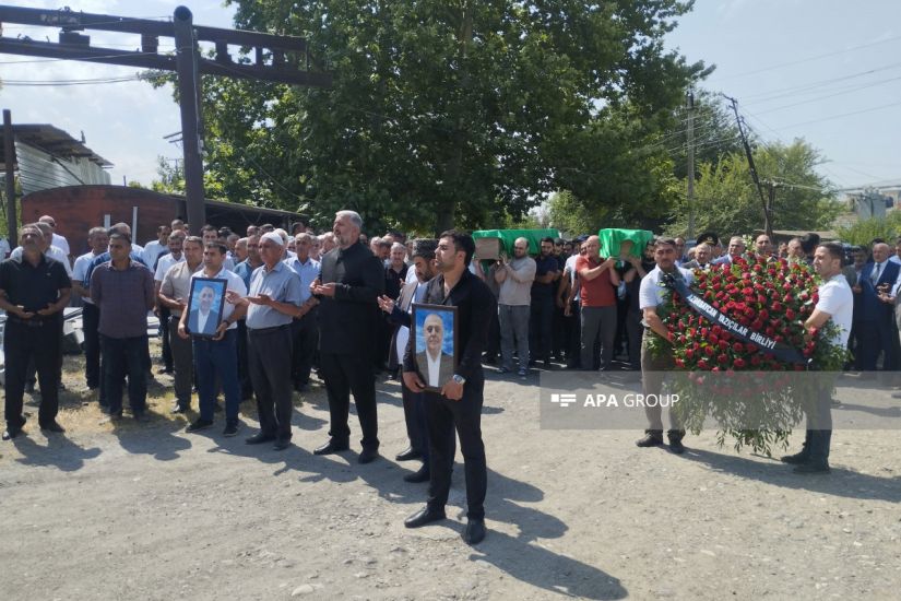 Rusiyada qətlə yetirilən azərbaycanlı qardaşlar Ağcabədidə dəfn edildi