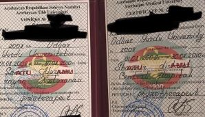 Odlar Yurdu Universitetini bitirən Rəhimə Atəş necə həkim işləyir? Qənirə Ataşova sensasion sənədlər yaydı –       FOTOLAR — foto 2