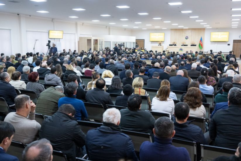 Azərbaycan xalqına qarşı çoxsaylı cinayətlərin törədilməsində təqsirləndirilən şəxslərin məhkəməsi davam etdirilir