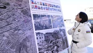 Mehriban Əliyeva Gəncə Memorial Kompleksinin layihəsi ilə tanış olub -       FOTO — foto 2
