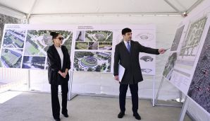 Mehriban Əliyeva Gəncə Memorial Kompleksinin layihəsi ilə tanış olub -       FOTO — foto 3