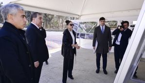 Mehriban Əliyeva Gəncə Memorial Kompleksinin layihəsi ilə tanış olub -       FOTO — foto 4