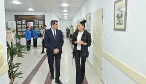 Birinci vitse-prezident Gəncə Şəhər Birləşmiş Xəstəxanasının Perinatal Mərkəzində olub -       FOTO — foto 9