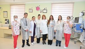 Birinci vitse-prezident Gəncə Şəhər Birləşmiş Xəstəxanasının Perinatal Mərkəzində olub -       FOTO — foto 7