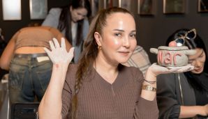 “Nar” 8 Martı xanım jurnalistlərlə birgə qeyd edib — foto 4