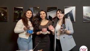 “Nar” 8 Martı xanım jurnalistlərlə birgə qeyd edib — foto 7