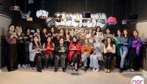 “Nar” 8 Martı xanım jurnalistlərlə birgə qeyd edib — foto 8