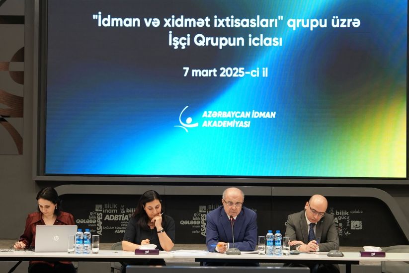 Azərbaycan İdman Akademiyasında İdman və Xidmət ixtisasları üzrə işçi qrupun ilk iclası keçirildi -      FOTO