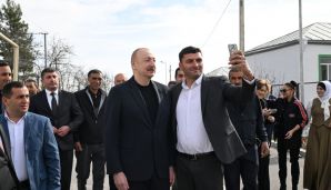 Prezident və birinci xanım Novruz tonqalını alovlandırıblar - "Orada balıq tutmaq olar" - MARAQLI DİALOQ -   FOTO - YENİLƏNDİ — foto 13