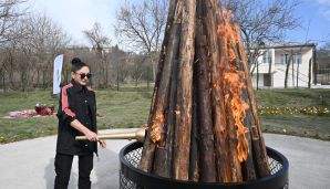 Prezident və birinci xanım Novruz tonqalını alovlandırıblar - "Orada balıq tutmaq olar" - MARAQLI DİALOQ -   FOTO - YENİLƏNDİ — foto 15