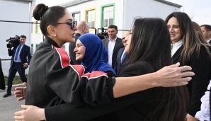 Prezident və birinci xanım Novruz tonqalını alovlandırıblar - "Orada balıq tutmaq olar" - MARAQLI DİALOQ -   FOTO - YENİLƏNDİ — foto 3
