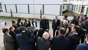 Prezident və birinci xanım Novruz tonqalını alovlandırıblar - "Orada balıq tutmaq olar" - MARAQLI DİALOQ -   FOTO - YENİLƏNDİ — foto 5