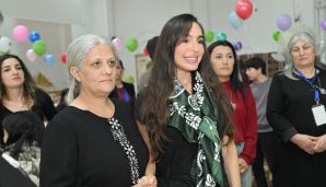 Leyla Əliyeva Qubada şəhid övladları ilə birgə Novruz şənliyində iştirak edib -       FOTO — foto 4