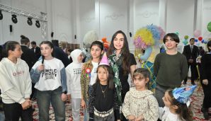 Leyla Əliyeva Qubada şəhid övladları ilə birgə Novruz şənliyində iştirak edib -       FOTO — foto 5
