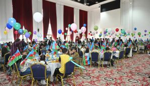 Leyla Əliyeva Qubada şəhid övladları ilə birgə Novruz şənliyində iştirak edib -       FOTO — foto 7