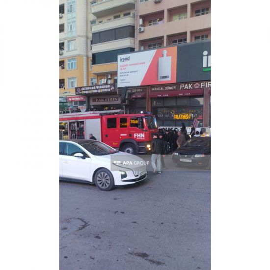 Xırdalanda restoranda yanğın təhlükəsi yarandı