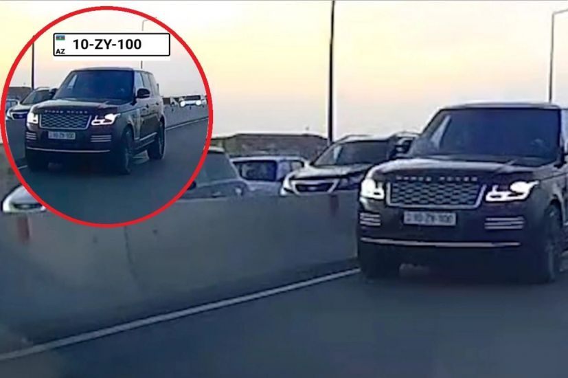 Yarım milyonluq avtomobil ilə yol hərəkəti qaydalarını heçə saydı -     ANBAAN GÖRÜNTÜLƏR