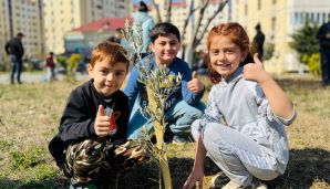 Dövlət Komitəsi “Konstitusiya və Suverenlik İli” çərçivəsində ağacəkmə aksiyası təşkil edib — foto 8