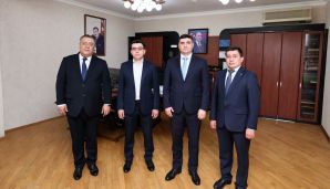 Özbəkistandan olan kommunikasiyaya məsul şəxslər Azərbaycanın müxtəlif dövlət orqan və qurumlarının fəaliyyəti ilə tanış olublar — foto 10