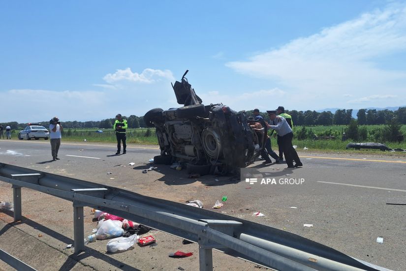 Masallıda “Toyota” aşıb, azyaşlı bacı-qardaş və qohumları ölüb -   FOTO - YENİLƏNDİ