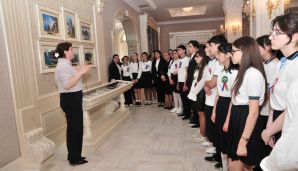 Abşeron rayonunda Heydər Əliyevin 102-ci il dönümü münasibətilə silsilə tədbirlər keçirilib -   FOTOLAR — foto 11
