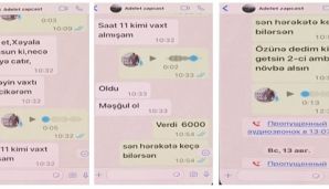 Üç vəzifəli şəxsin rüşvət “oyunu” - Gömrükdəki süründürməçilik, gizli çəkiliş -       FOTOFAKTLAR — foto 2