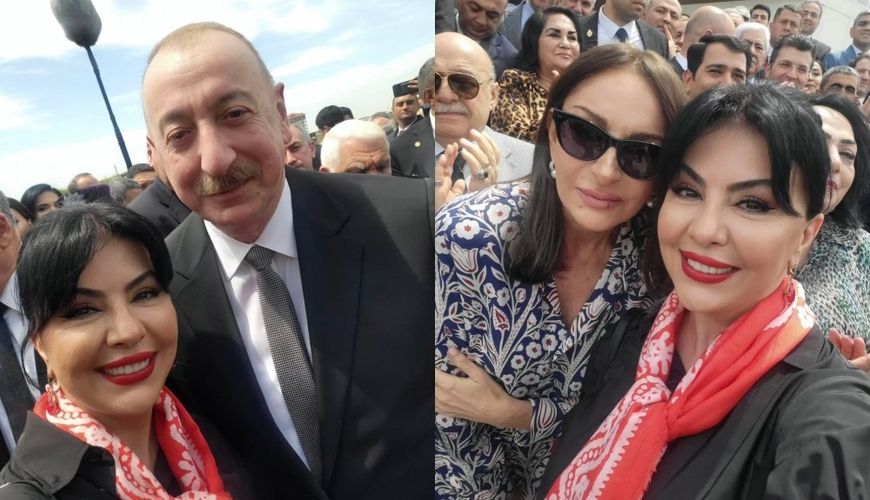 Samirə Prezident və Birinci xanımla bir arada -     FOTOLAR