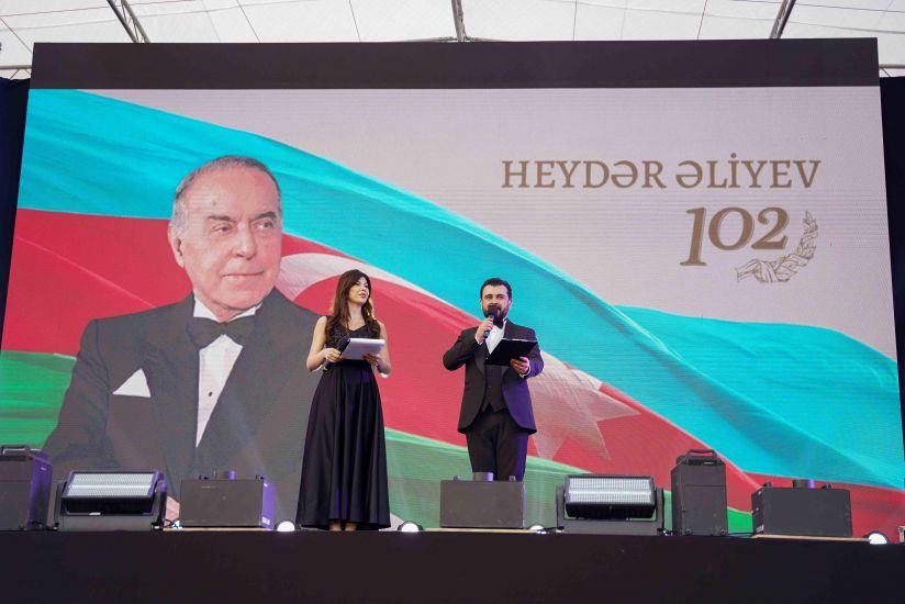Abşeronda Heydər Əliyevin anadan olmasının 102-ci ildönümü münasibəti ilə konsert keçirildi -   FOTOLAR