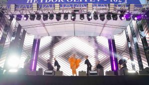 Abşeronda Heydər Əliyevin anadan olmasının 102-ci ildönümü münasibəti ilə konsert keçirildi -   FOTOLAR — foto 13