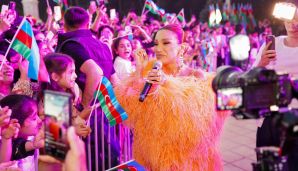Abşeronda Heydər Əliyevin anadan olmasının 102-ci ildönümü münasibəti ilə konsert keçirildi -   FOTOLAR — foto 12