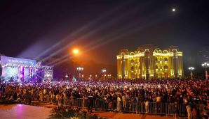 Abşeronda Heydər Əliyevin anadan olmasının 102-ci ildönümü münasibəti ilə konsert keçirildi -   FOTOLAR — foto 15