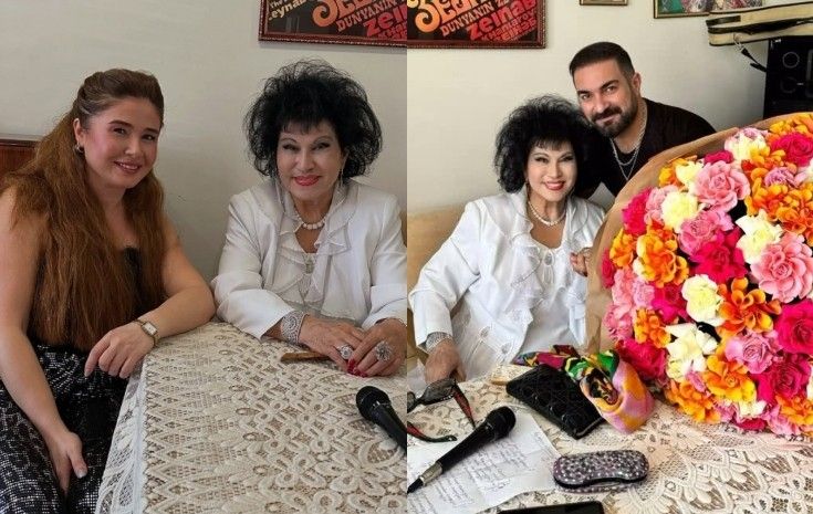 Zeynəb Xanlarova ilə görüşdülər -     FOTOLAR