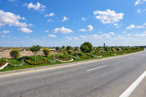 Abşeron rayonunda genişmiqyaslı abadlıq-quruculuq işləri davam etdirilir -    FOTOLAR — foto 25